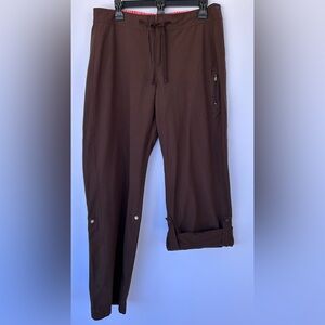 Danskin Now Women’s Stretch Pant Convertible Straight Leg Size L/G 12-14